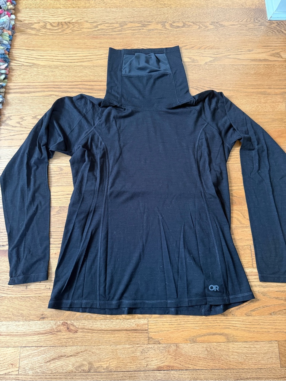 OR Outdoor Research Alpine Onset Wool Blend Top Womens L Ubertube Funnel Neck
